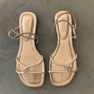 Never worn Schutz Flat Sandals